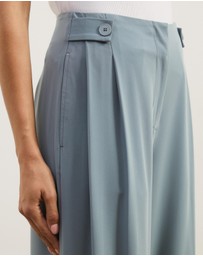 Atmos&Here - Isola Waist Detail Tailored Pants