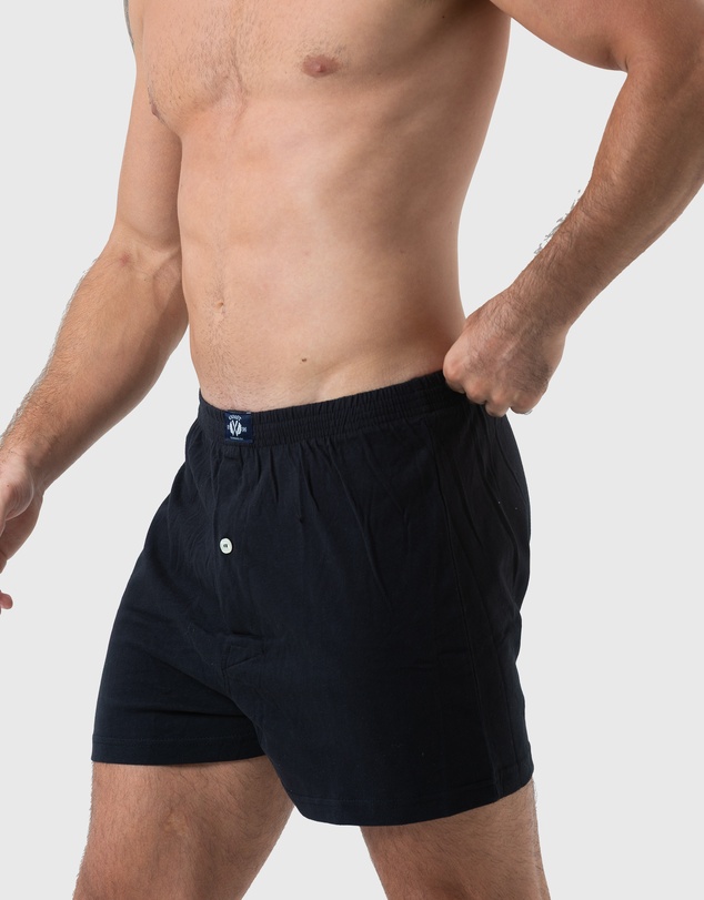 Coast Clothing - 2 Pack Knit Boxers - Black