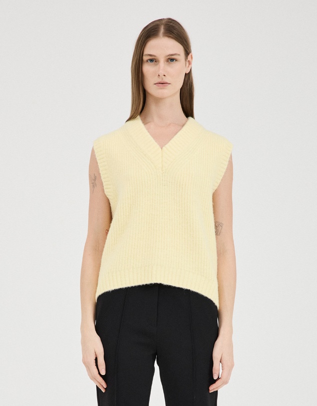 FRIEND of AUDREY - Warner Fluffy Knit Vest
