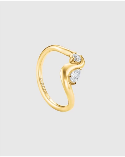Rosefield - Mix Wave Gold-Tone Ring