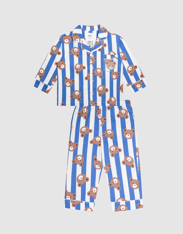 Huxbaby - Hux Stripe Flannel Pyjama - Babies-Kids