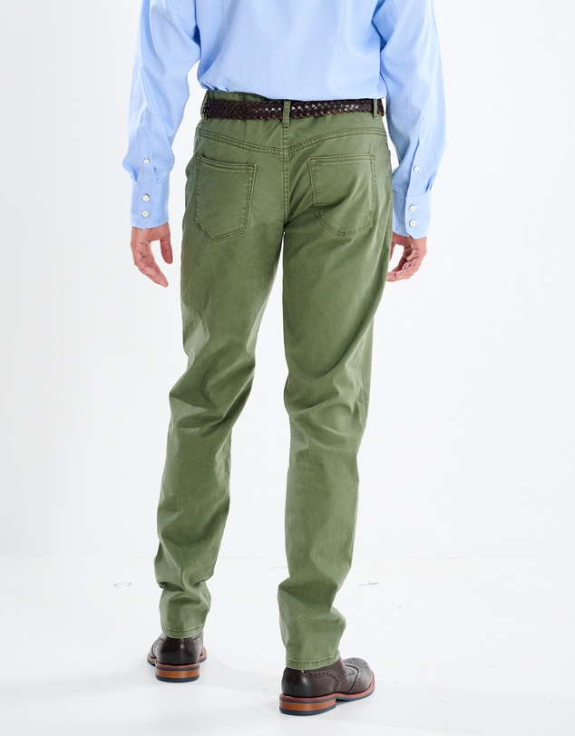 3 Wise Men - 3 Wise Men Braxton Chino Pant - Moss