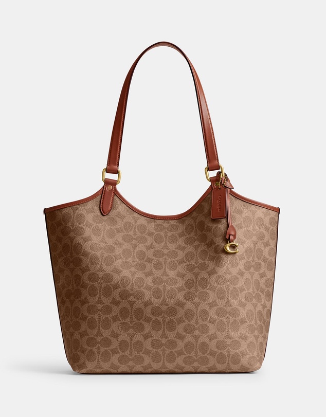 Coach - Coated Canvas Signature Day Tote Bag
