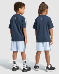adidas Originals - Teamgeist Loose Shorts and Tee Set - Kids-Teens