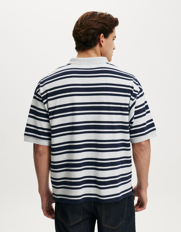 Cotton On - Box Fit Short Sleeve Polo