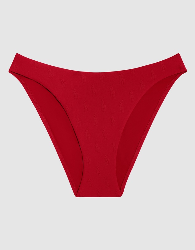 Polo Ralph Lauren - Logo Jacquard High Leg Bikini Bottom