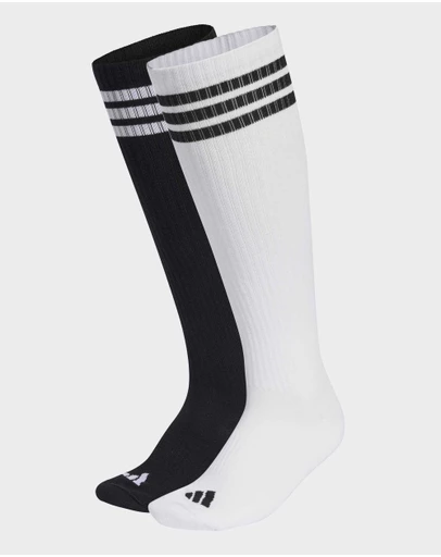 adidas Performance - 3 Stripes Knee Socks 2 Pair Pack Unisex