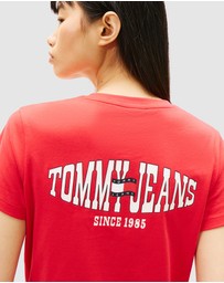 Tommy Jeans - Regular Wavy Flag Shortsleeve Tee