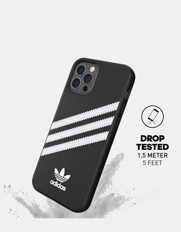 adidas Originals - 3 Stripe Samba iPhone 12/12 Pro Protective Phone Case PU Leather