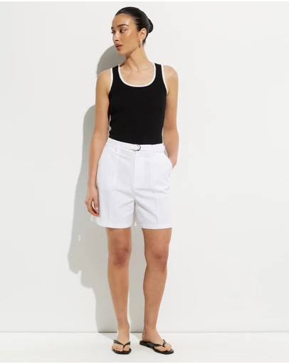 Calli - Harriet Cotton Linen Blend Shorts