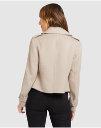 Belle & Bloom - Better Off Military Peacoat