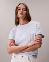 Calvin Klein Jeans - Embroidered Logo Graphic Boxy T-Shirt