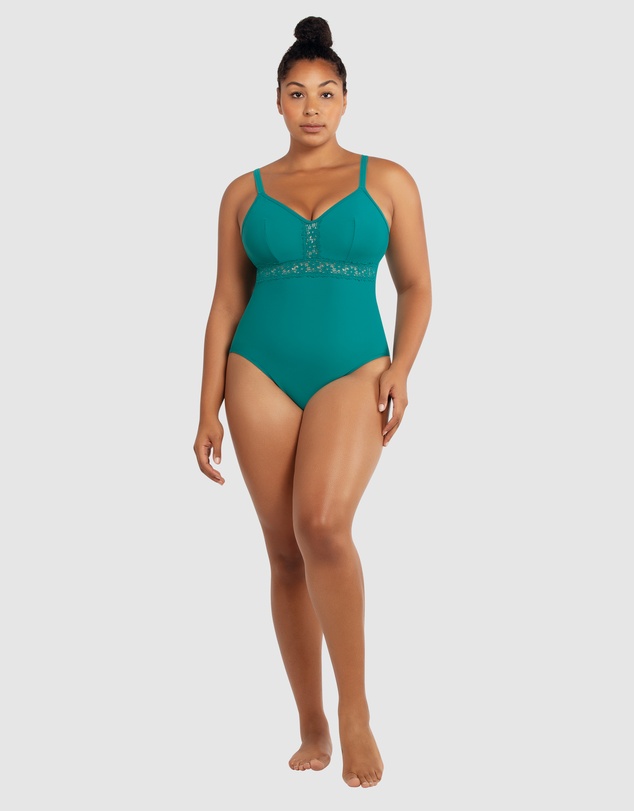 Parfait - Brigitte Low Back One Piece Swimsuit with Lace