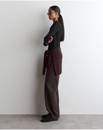 COS - Ribbed Jersey Long-Sleeved Top