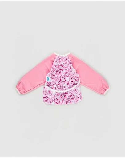 itti bitti - Sleeved Bib Smocks - Peony
