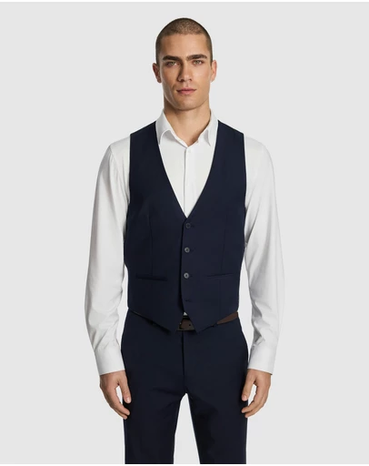 yd. - Atlas Wool Blend Waistcoat