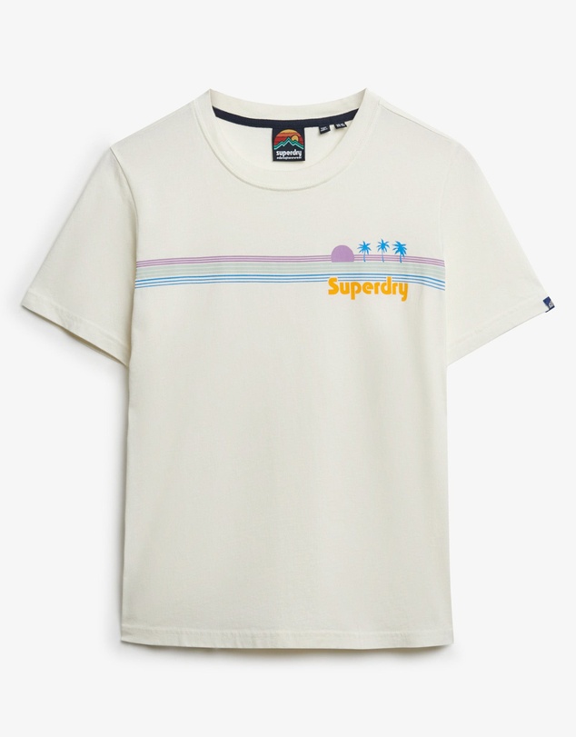 Superdry - Rainbow Stripe Slim Fit Tee