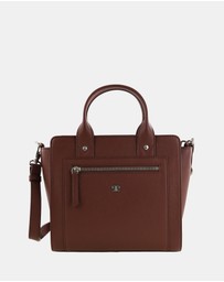 Pierre Cardin - Pierre Cardin Ladies Leather Mini Tote Crossbody Bag