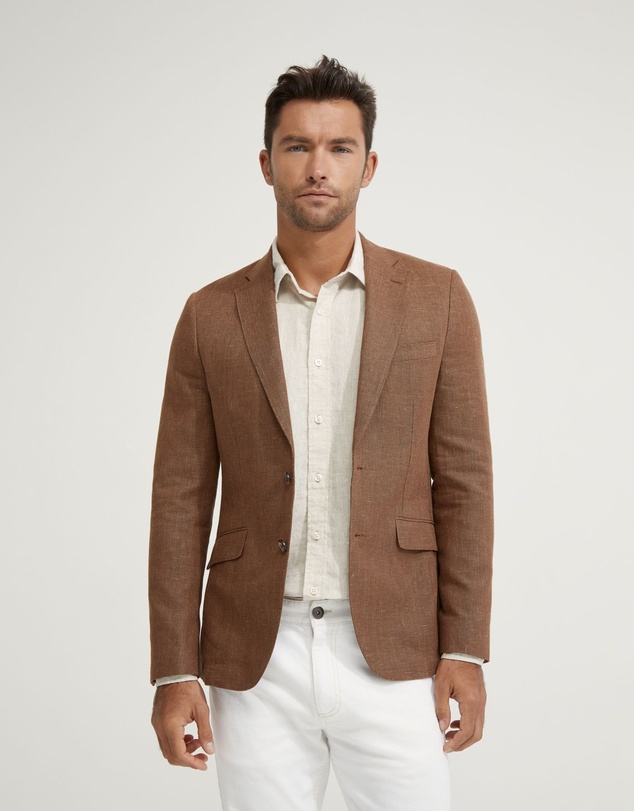 Oxford - Milton Half Lined Linen Cotton Blazer
