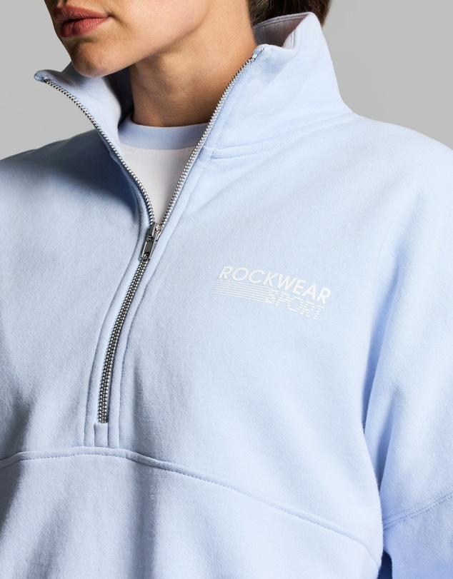 Rockwear - Cotton Fleece Cinched Half Zip