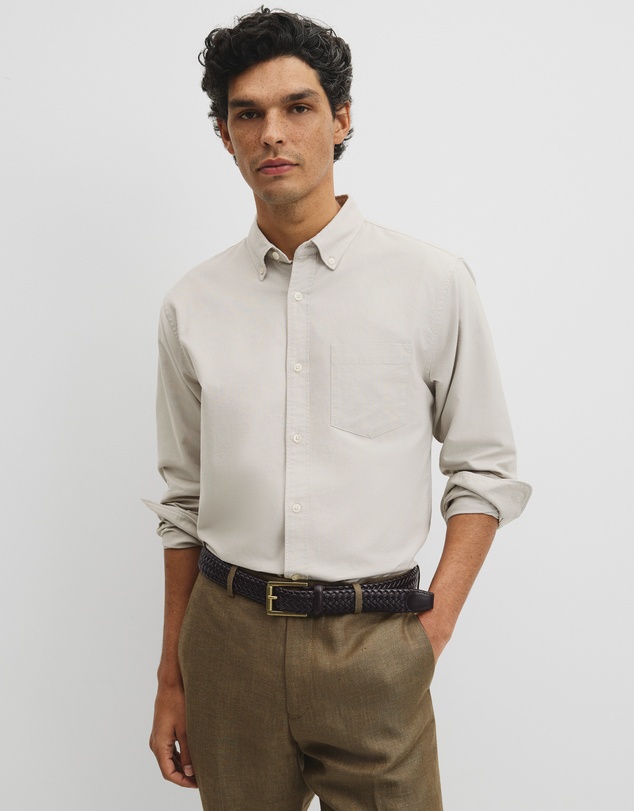 Country Road - Australian Good Earth Cotton Regular Fit Oxford Shirt