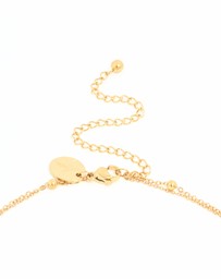 Lovisa - Waterproof Gold Plated Stainless Steel Star & Shell Layered Necklace