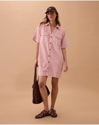 Ceres Life - Sammy Denim Shirt Dress
