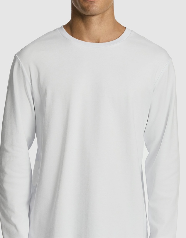 yd. - Zander Long Sleeve Mercerised Cotton Tee