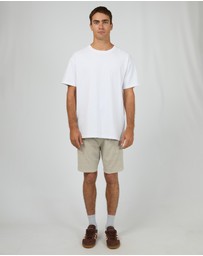 Silent Theory - Elasticised Waist Patch Pocket Shorts