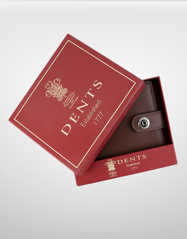 DENTS - Smooth Nappa Leather Bifold Wallet with RFID Blocking and Coin Purse