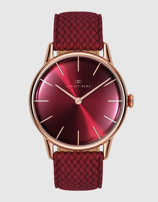 August Berg - Serenity 32mm Burgundy Watch