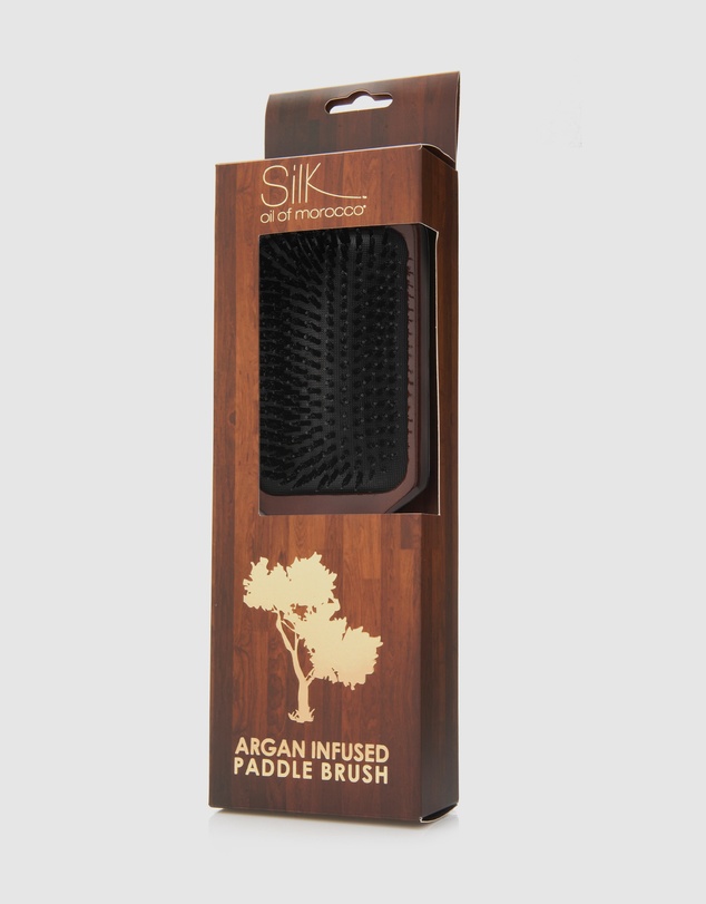Silk Oil of Morocco - Argan Infused Paddle Brush