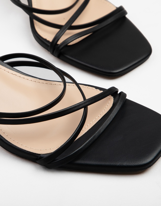 RAID - Charli Black Kitten Heels Mule
