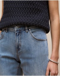 Trenery - Australian Cotton Blend Boyfriend Jean in Vintage Wash Denim