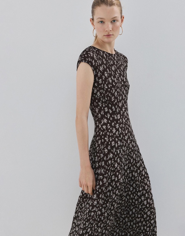 M.N.G - Floral-Print Midi-Dress