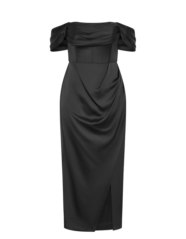 City Chic - Forbidden Love Maxi Dress - Black