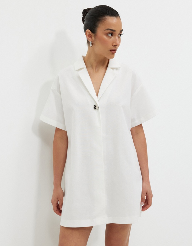 Calli - Karina Collared Shirt Dress
