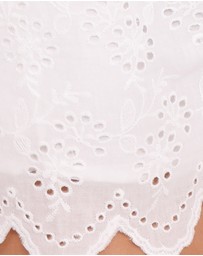 Petal & Pup - Zera Eyelet Scallop Shorts - White