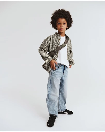 Cotton On Kids - Unisex Barrel Leg Denim Jean
