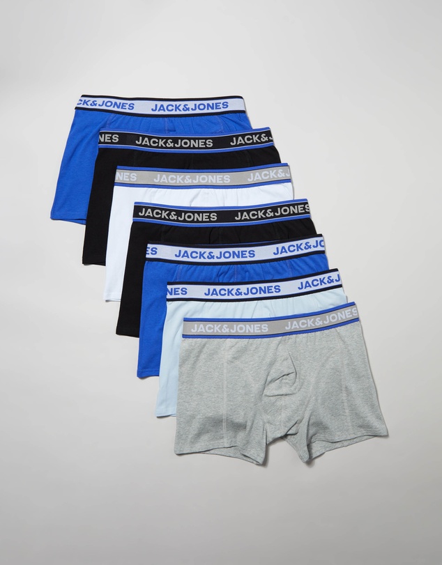Jack & Jones - 7-Pack Jachudson Solid Trunks