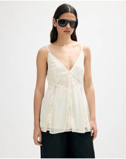 Minima Esenciales - Aisla Lace Insert Cami Top