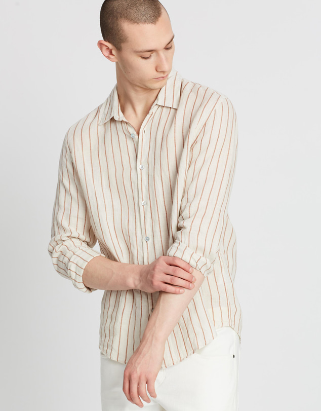 Assembly Label - Casual Long Sleeve Linen Shirt