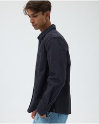 AERE - Brushed Cotton Overshirt