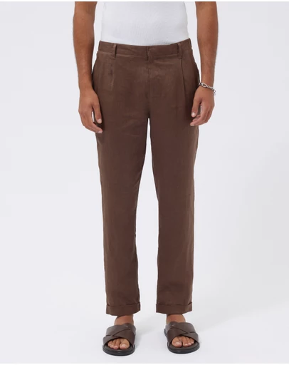 AERE - Linen Pleated Pants