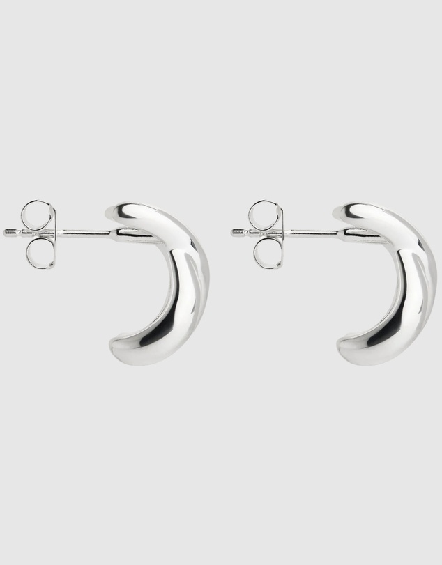 Najo - Oceane Silver Stud Earring