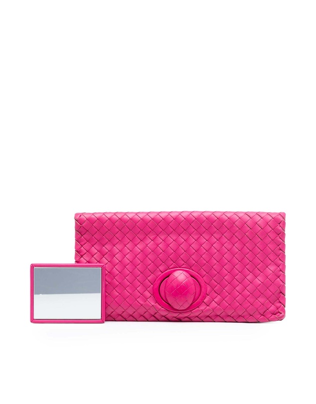 Pre-Loved by Azura Reborn - Pre-Loved Nappa Intrecciato Turn Lock Clutch