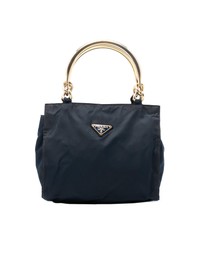 Pre-Loved by Azura Reborn - Pre-Loved Tessuto Metal Handle Bag