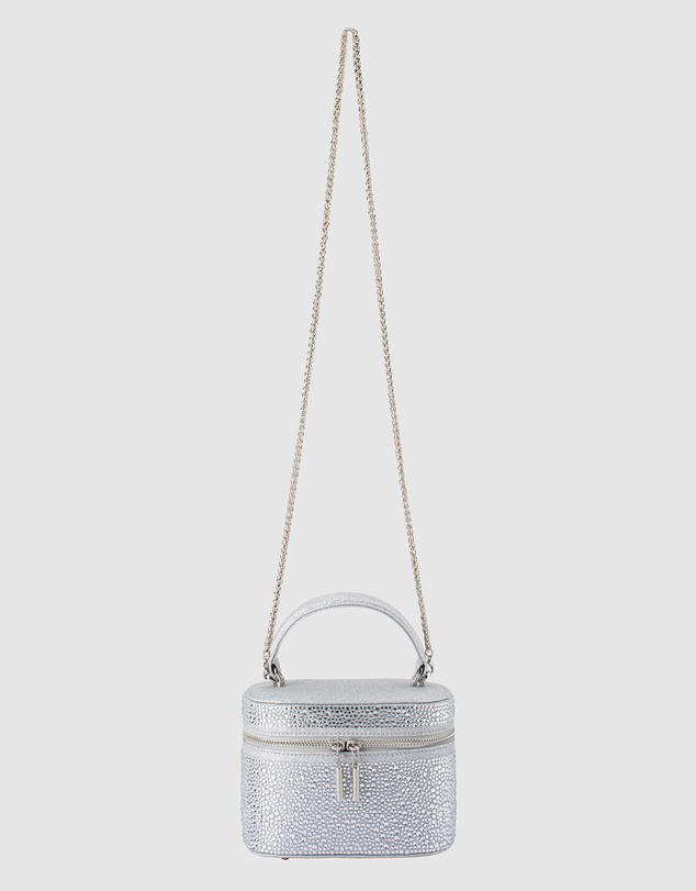 Olga Berg - Beckie Zip Top Crystal Bag