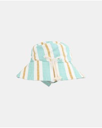 Fox & Finch - Surf's Up Stripe Sunhat - Kids