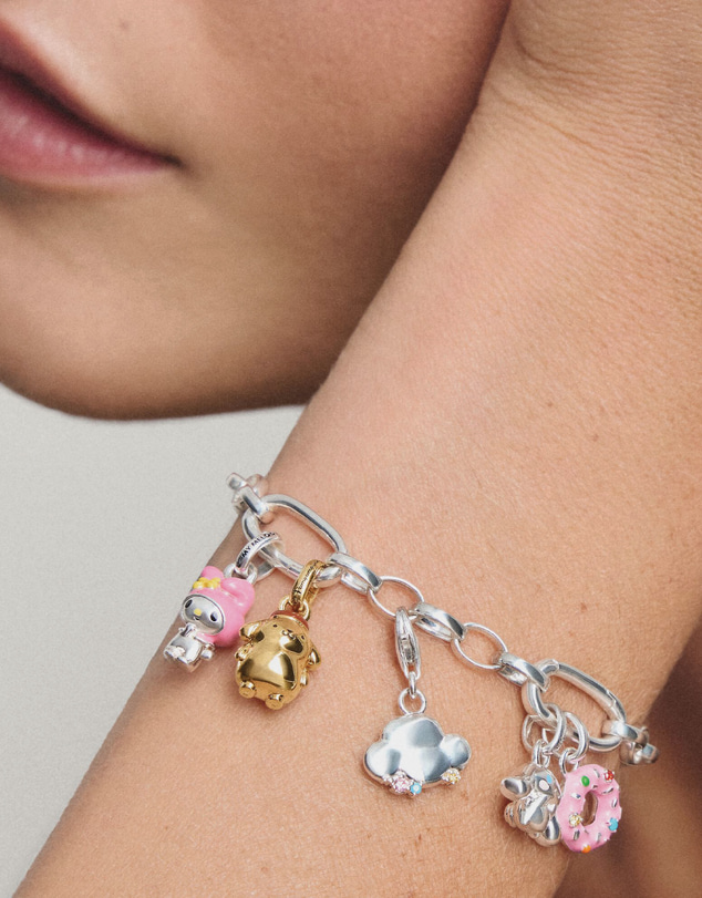 THOMAS SABO - Hello Kitty Pompompurin Connect Charm, Gold-Plated